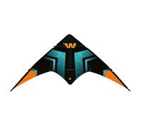 Cerf-volant deux lignes - WOLKENSTURMER - Fancy Turquoise - Envergure 136 cm - Petit et rapide - Livré prêt à voler