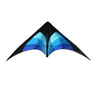 Cerf-volant pilotable Elliot Delta Stunt 130 cm bleu / noir en carbone - Mixte