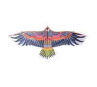 Cerf-Volant En Forme D'aigle, Jouet D'extérieur En Tissu De Jardin, Grand Oiseau Volant, Oiseaux Volants Pour Enfants, Chaussette À Vent De Couleur Aléatoire, 1 Pièce