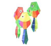 Cerf-Volant En Forme De Poisson Pour Enfants, Accessoires, Pendentif, Forme Tonneau, Carpe, Drapeau De Direction, Accessoire D'Extérieur