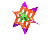 Cerf-volant en tissu de couleur vive de qualité supérieure fait à la main pour les garçons, jeu en plein air, vol stable dans des vents forts, cerfs-volants multicolores coupe-vent pour enfants