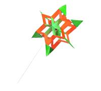 Cerf-volant en tissu de couleur vive de qualité supérieure fait à la main pour les garçons, jeu en plein air, vol stable dans des vents forts, cerfs-volants multicolores coupe-vent pour enfants