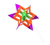 Cerf-volant en tissu de couleur vive de qualité supérieure fait à la main pour les garçons, jeu en plein air, vol stable dans des vents forts, cerfs-volants multicolores coupe-vent pour enfants