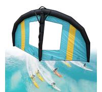 Cerf-volant gonflable en aluminium hydrofoil pour kitesurf et planche de surf, comprend un design de fenêtre, un sac à dos, une laisse de surf et un kit de réparation pour une meilleure expérience de