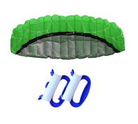 Cerf-volant gonflable Stunt Power Parachoil Parachute extérieur Flying Wing Vert