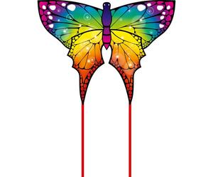 Cerf-volant HQ-Invento Ecoline Papillon Arc-En-Ciel (x2) Multicolore 110 cm