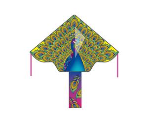 Cerf-volant HQ Kites Delta Eco Paon Multicolore 120 cm