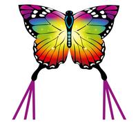 HQ Cerf-volant Vlinder Papillon 102223 – mélange de couleurs panachées, 95 x 120 + queue 190