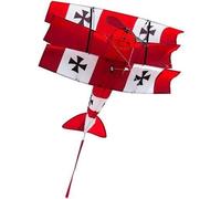 Cerf-volant - Invento - Red Baron 3D - Polyester - Rouge/Blanc - Pour enfants à partir de 8 ans