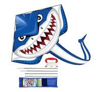 Cerf-Volant - Jouet avec Queue Longue et colorée | Cerf-Volant géant d'un Seul pour débutants, Parents, Fille, Famille, activité Sport extérieur