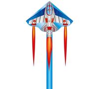 Cerf-volant mono fil HQ-Invento Ecoline - Jet Bleu 120 cm