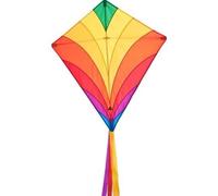 Cerf-volant monofil Eddy Rainbow 68 cm - INVENTO - Diamant - Multicolore - Mixte