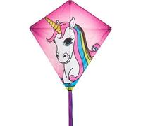 HQ Cerf‑volant 1 ligne Eddy Unicorn – Envergure 68 cm – Force du vent 2–5 bft – Rose