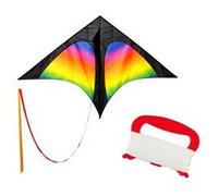cerf-volant monofil - Wolkensturmer - Delta rainbow MULTI-COLOUR G