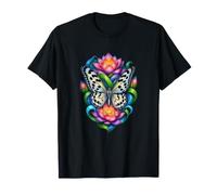 Cerf-Volant Papillon en Papier dans Les Courants de Lotus T-Shirt