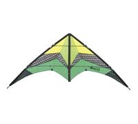 Cerf-volant Pilotable 2 Lignes Limbo II Emerald - HQ - Pour Enfant - Voile en Polyester