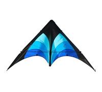 Cerf-volant pilotable Elliot Delta Stunt 130 cm bleu / noir en carbone - Mixte