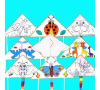 Cerf-Volant Plat Aigle Avec 30 Mètres Ligne De Cerf-Volant Enfants Volants Cerfs-Volants Chaussettes À Vent Jouets De Plein Air Jouets En Tissu De Jardin Pour Enfants Cadeau