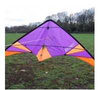 Wolkenstürmer Cerf-volant Skydart en fibre de verre Kit pour débutants et confirmés Orange/Violet