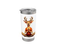 Cerf Yoga Gobelet isotherme en acier inoxydable double paroi