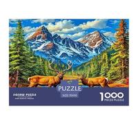 Cerf1000 Pièces Puzzle À Thèmefaune Sauvage pour Adultes De Jeu pour Adultes Premium avec Défis Créativité Et CommeCadeau70x50cm/1000pcs