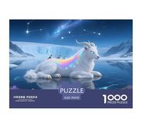 Cerf1000 Pièces Puzzle Familialfaune Sauvage pour Adultes De Jeu pour Adultes Premium avec Défis Paysagedes QuatreSaisons 70x50cm/1000pcs