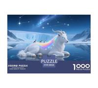 Cerf1000 Pièces Puzzle Familialfaune Sauvage pour Adultes Jeu D'Intelligence Premium avec Défis Paysagedes QuatreSaisons 38x26cm/1000pcs