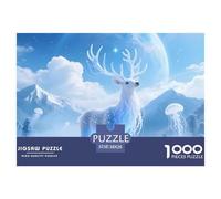 Cerf1000 Pièces Puzzlefaune Sauvage Assorties, pour Adultes Et Enfants À Partir De 12 Ans Jeu D'Intelligence Difficile EtStimulant Paysagedes QuatreSaisons 38x26cm/1000pcs