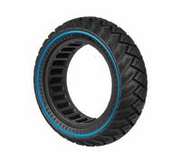 CERFFOOL 10 Pouces 70/75-6.5 Pneu Solide Tout-terrain Pneus en Nid d'Abeille Antidérapant Anti-explosion Roue de Remplacement pour Scooters Électriques Accessoires (Bleu pour 1 PC)