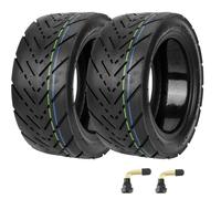 CERFFOOL 11 Pouces 90/65-6.5 Pneu à Vide pour Zero 11X/Speedual Plus/Dualtron Ultra/Kaabo Sans Chambre à Air Antidéflagrants d'auto-Réparation avec Valve pour Scooters Électrique Accessoires (2 PCS)