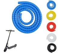 CERFFOOL 1M Protection de Câble en Spirale pour Xiaomi M365/Pro/1S pour Ninebot G30 Trottinette Brake Spiral Tube Cable Protector Cover pour Accessoire de Scooter électrique