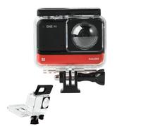 CERFFOOL 30M Boîtier Étanche pour Insta360 One RS Étui de Plongée Anti-Rayures Coque de Protection Anti-Rayures Haute Transmission PC Couvercle Accessoire pour Caméras d'action