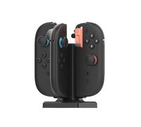 CERFFOOL 4 en 1 Magnétique Chargeur Manette pour Nintendo Switch 2 Joy Cons Support de Manette avec LED Indicateur pour NS2 Joycon Portable Contrôleur Dock Station de Charge avec Câble Type C