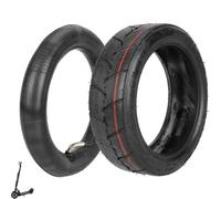 CERFFOOL 8.5 * 2.00-5.5 Pneu Tube Intérieur Soupape coudée à 45 pour Inokim Light 8 1/2 * 2(50-139) Antidérapant Anti-usure Scooter Électrique Accessoire (Tube Intérieur and Pneu Extérieur)