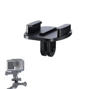 CERFFOOL Adaptateur de Trépied pour GoPro 13 12 11 10 9 pour Insta360/DJI Osmo Action Plaque de Base à Dégagement Rapide CNC en Alliage D'aluminium pour Action Caméra Accessoires (1 PC)