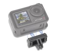 CERFFOOL Adaptateur magnétique à dégagement rapide pour DJI Osmo Action 5 Pro 4 3 2 Support adaptateur pour trépied Vlogging Casque de vélo Montage Action Caméra Accessoires