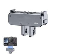CERFFOOL Adaptateur Magnétique pour DJI Osmo Nano/Action 6 Pliable Support Base avec Fileté 1/4 Support Magnétique Bidirectionnel en Alliage d'Aluminium à Dégagement Rapide pour Caméra d'action