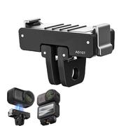 CERFFOOL Adaptateur Magnétique pour DJI Osmo Nano Pliable Support Base avec Fileté 1/4 Support Magnétique Bidirectionnel à Dégagement Rapide Accessoires pour Caméra d'action