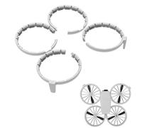 CERFFOOL Anneaux de Protection Pare-Chocs pour DJI Flip Protecteur Garde d'Hélice Anti-Collision Anti-Chocs pour Protection de l'Hélice Accessoire (Gris)