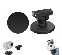 CERFFOOL Base de Support Magnétique pour Insta360 GO Ultra Détachable Base 1/4 + Adaptateur Magnétique Fixation Réglable à 180° Base de Bureau à Dégagement Rapide Accessoires pour Caméra d'action