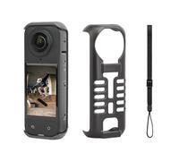 CERFFOOL Coque de protection pour Insta360 X4 - Thermo Grip - Pour caméra d'action - Contrôle de la température - Avec lanière - Accessoires pour caméra d'action