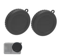 CERFFOOL Couvercle de l'objectif en Silicone pour DJI Osmo Action 6 Capuchon de Protection d'objectif Anti-poussière et Anti-Rayures Cache d'objectif Accessoire pour Caméra d'action (2 PCS)