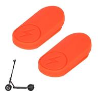 CERFFOOL Couvercle de Port de Charge de Scooter pour Xiaomi Elite Silicone Capuchon Étanche Anti-poussière Pièces de Rechange Accessoire pour Trottinette Électrique (2 PCS)
