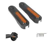 CERFFOOL Couvercle de Protection Bande Réfléchissante pour Xiaomi 4 Ultra Roue Arrière Roue Avant Cache Plastique avec Vis Outil Pièces de Rechange pour Scooter Électrique (pour Roue Arrière)