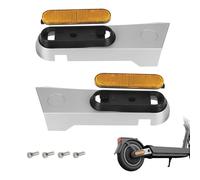 CERFFOOL Couvercle de Protection Bande Réfléchissante pour Xiaomi 5 Pro Roue Arrière Cache Plastique Couvercle Décoratif avec Vis Pièces de Rechange Accessoires pour Scooter Électrique