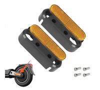 CERFFOOL Couvercle de Protection Bande Réfléchissante pour Xiaomi 5 Roue Arrière Cache Plastique Couvercle Décoratif avec Vis Pièces de Rechange Accessoires pour Scooter Électrique