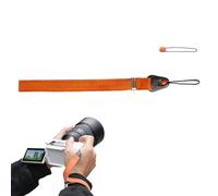 CERFFOOL Dragonne de Poignet pour Appareil Photo Reflex et Caméras d’Action Sangles de Sécurité à Dégagement Rapide Lanière de Poignet Réglable pour Insta360/DJI/GoPro/DSLR/Sony/Nikon/Canon (Orange)