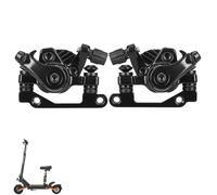 CERFFOOL Étrier de Frein à Disque pour Kugoo KuKirin G2 Pro/G2 Max Étrier de Frein Mécanique en Alliage d'Aluminium pour Scooterc électrique Accessoire (Base de Frein à Disque Avant+Arrière)