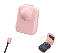 CERFFOOL Étui de Protection Rigide pour DJI Osmo 360 Mini Sac de Transport en Plastique Anti-Chute Anti-Rayures Sécurité Housse de Rangement Accessoires pour Caméra d'action (Rose)