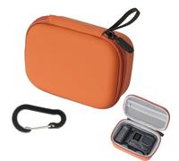 CERFFOOL Étui de Transport pour Insta360 Ace Pro 2/Ace Pro Xplorer Grip Kit Sac de Rangement Rigide Imperméable Anti-Chocs Housse de Protectio Sac de Voyage Accessoires pour Action Caméras (Orange)